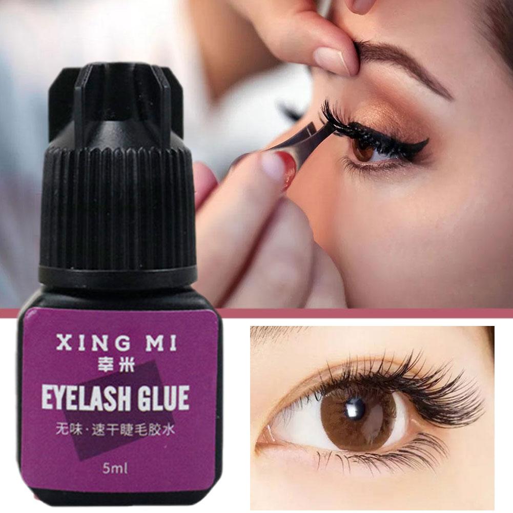 Eyelash Extension Eye Irritation - 5ml de secagem rápida forte cola