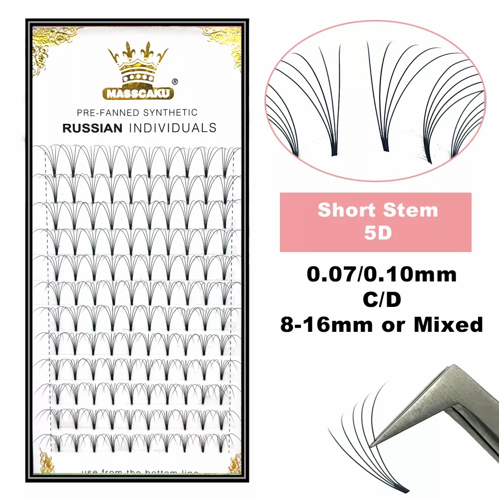 Masscaku pré-fabricado volume  - Eyelash Extension Human Hair avaliação e preço