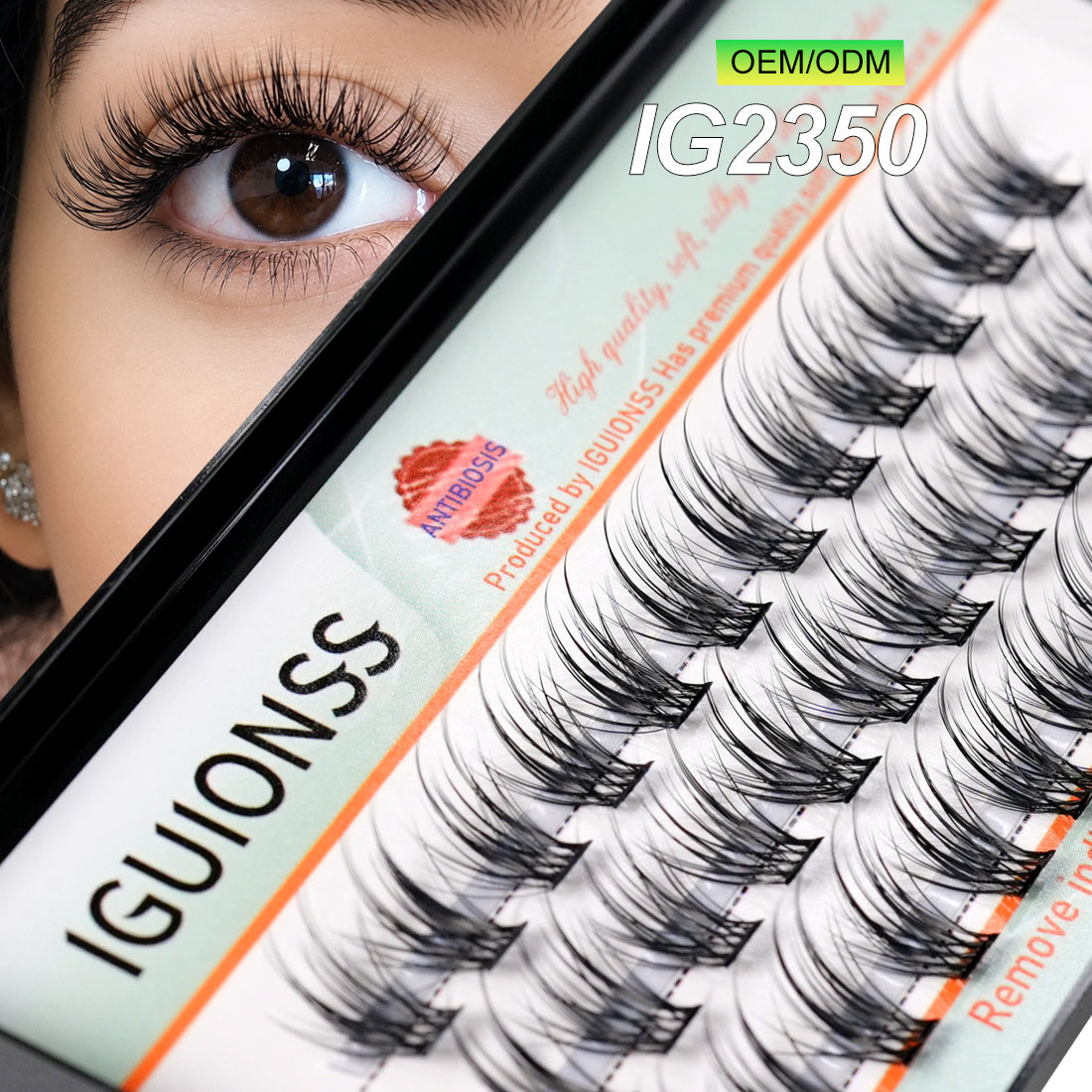 OEM ODM Cílios em Tufos Extens - Eyelash Extension Human Hair avaliação e preço
