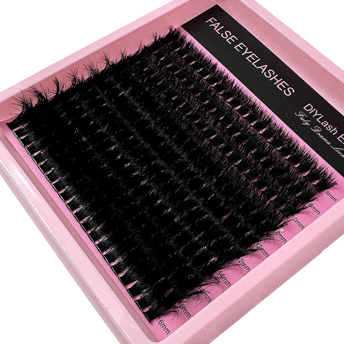 50d-160d 8d luxo fofo diy clus - Eyelash Extension Russian avaliação e preço