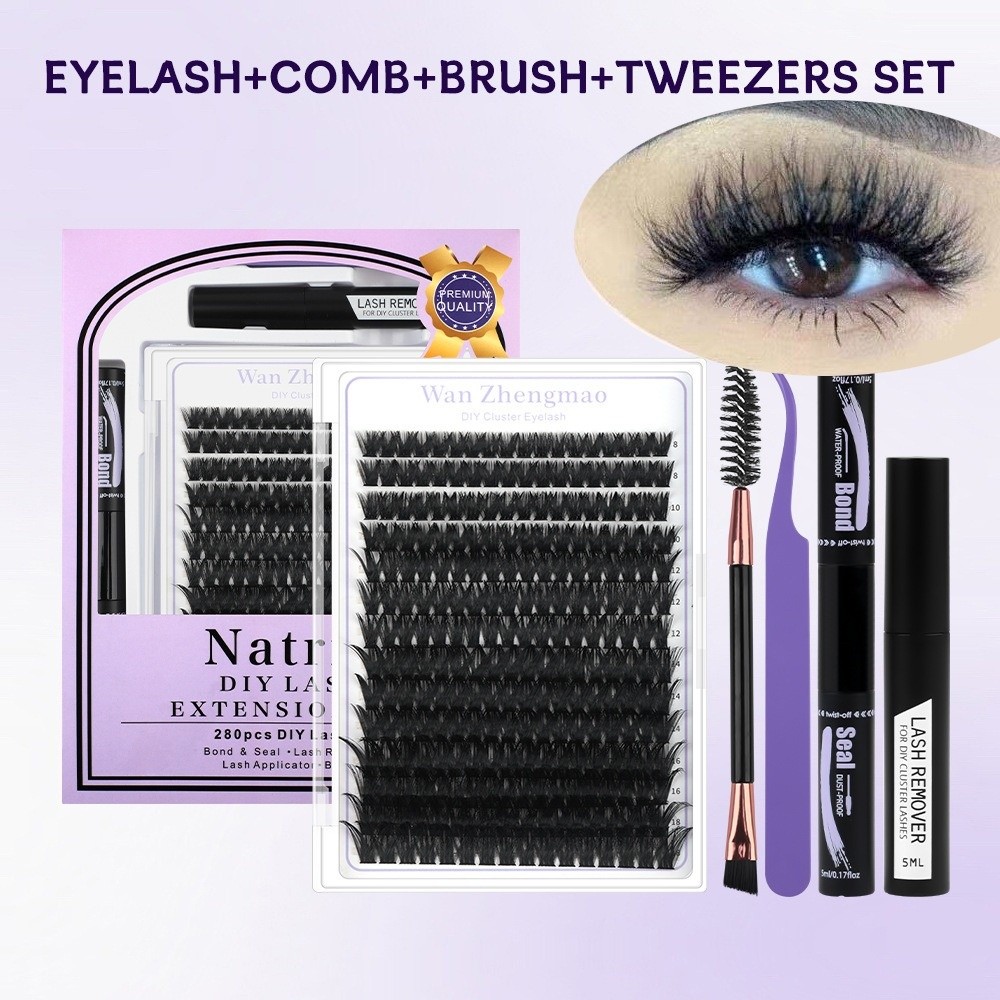 Cílios Postiços de 8-18mm de C - Eyelash Extension Look avaliação e preço