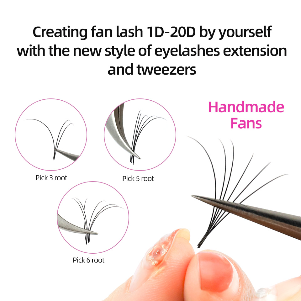 RUJADE 5 Casos/lote Extensões  - Eyelash Extension Russian avaliação e preço
